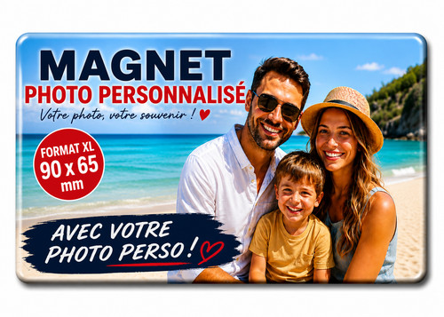 Magnet photo personnalisé - photo,