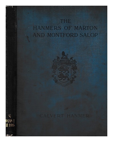 Hanmer calvert the - hanmer,, (b.1878)