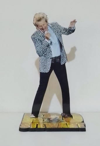 Rod stewart figurine en bois - stewart,