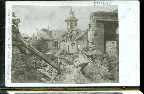 Brimont rare photo carte - brimont,