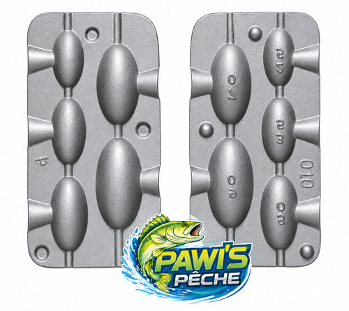 Moule plomb olive 35 - plomb, /