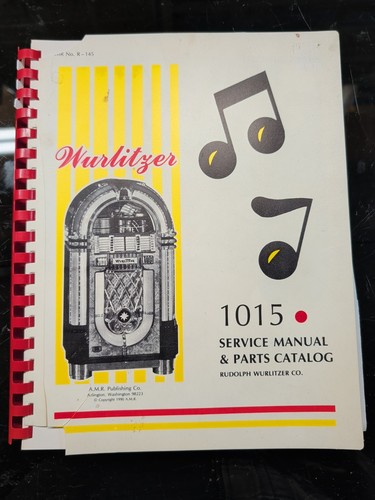 Wurlitzer 1015 service manual - service,