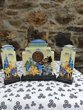 BIHL Czekoslovakia pendule en céramique