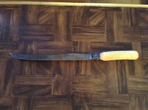 Vintage old kitchen - , knife