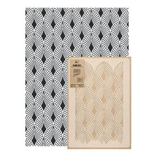 Pochoir plastique - pochoir, en