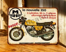 plaque métal vintage