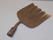 - BELLE ANCIENNE FOUËNE FOENE FER Forgé XVIII/XIXe OUTIL de Pêcheur PECHE    D