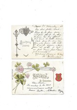 2  CPA carte postale ancienne