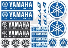 Yamaha Stickers Planche d Autocollant moto format A4