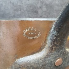 ancienne grosse casserole en cuivre GAILLARD D26 ép 1.3 mm / 1 ref AP202