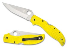 Couteau Spyderco Stretch 2 XL Salt Yellow FRN Lame Acier H-2 Made Japan SC258PYL