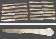 Série 12 couteaux à dessert