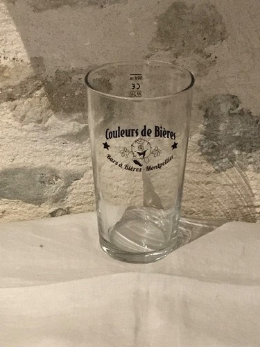 Verre bière couleurs - à, "couleurs