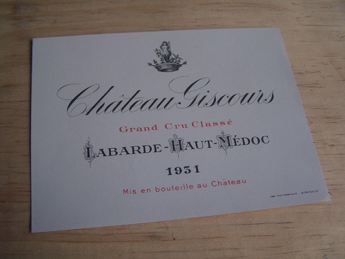 étiquette vin chateau