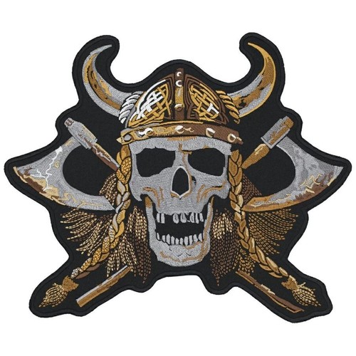 Viking skull horns - horns, back