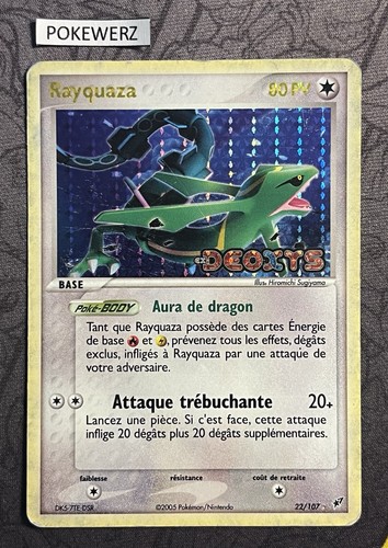 Carte pokémon rayquaza - carte,