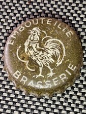 ancienne capsule de bière BRASSERIE DU COQ BLANC Abbeville ! Kronkorken