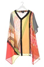 ALAIN WEIZ Blouse-chemisier Dames Blouse T EU 54 rouge-jaune primevère-noir