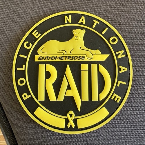 Police nationale raid patch - police,
