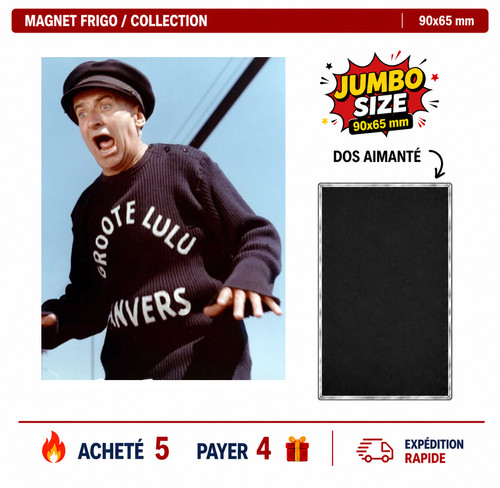 Magnet frigo louis funes - louis, de