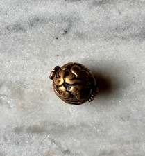 Copper Repousse Focal Bead