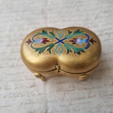 BOITE COFFRET Bronze Emaillé