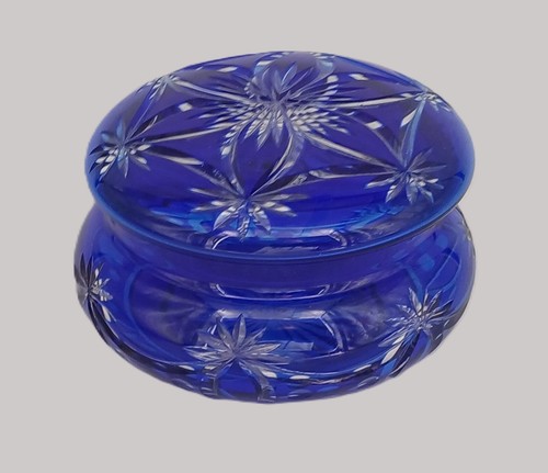 Bonbonnière verre gravé - en,