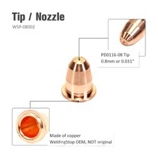 Torche Plasma Pratique S45 Plasma Torche Cuivre Matériaux Haute Qualité Neuf