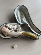 PIPE ANCIENNE EN ÉCUME DE MER " CHEVAL  "