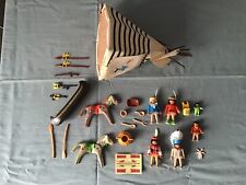 PLAYMOBIL  FAR WEST WESTERN.  TIPI. FAMILLE INDIENNE n°G