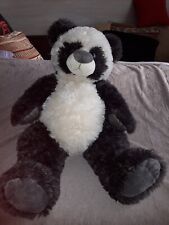 Grande Peluche Panda Noir Et Blanc Gipsy  Tbe 60 Cm (45cm Assis)  Mondial relay 