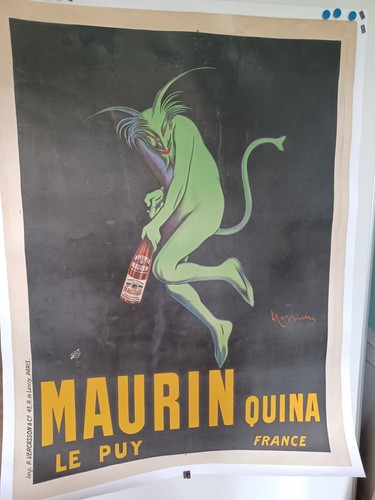 Affiche ancienne maurin - maurin, quina