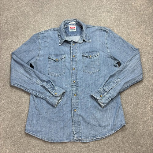 Chemise jean wrangler pour - chemise,