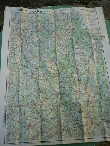 Carte routiere taride papier - routiere,