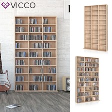 CD DVD Bluray étagère multimédia étagère sur pied étagère Sonoma Vicco