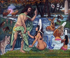 CLOVIS TROUILLE«Le présent des Gaules» RARE Digigraphie Epson sur toile- 71X84cm