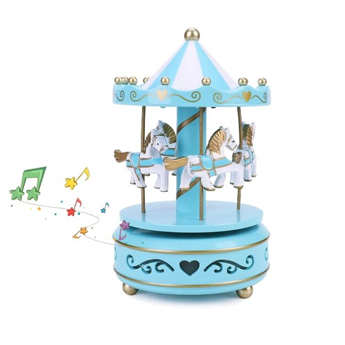 Boîte musique manège - boîte,