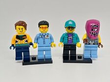 LEGO City : 4x Figurine Custom Car Garage - Série complète du Set 60389