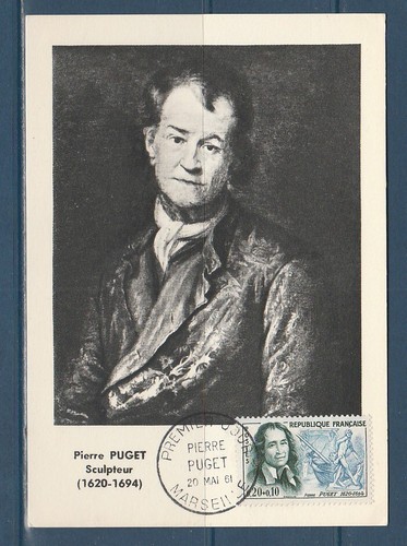Carte 1er jour pierre - , puget
