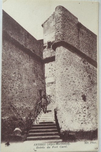 Antibes cpa entrée fort - du,