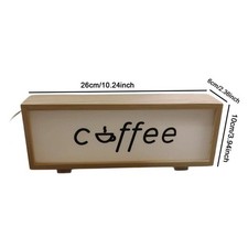 Cadre de panneau de café avec