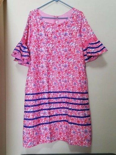 African women pink floral - pink,