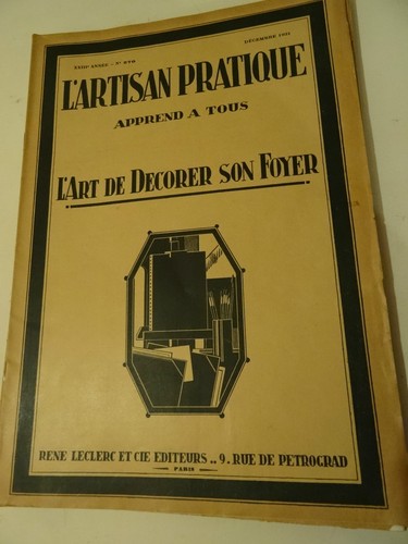 Artisan pratique 1931 - l'artisan,