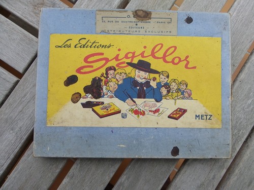 Boîte ancienne tampons - boÎte, de