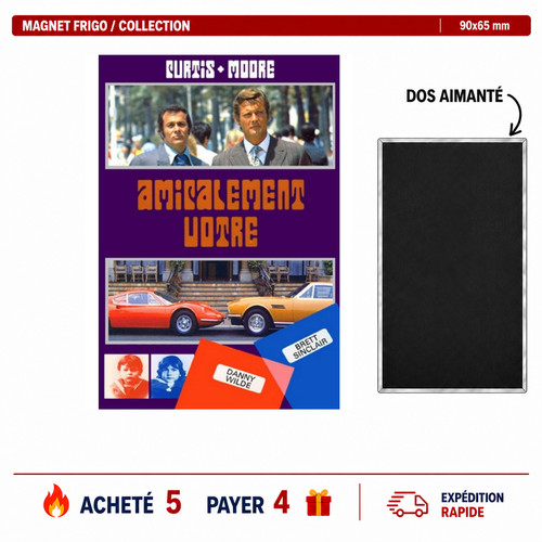 Magnet frigo amicalement votre - frigo,