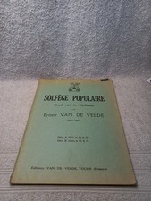 Solfege Populaire Ernest Van
