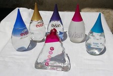6 Bouteilles Evian Collector: Millenium 2000, 2001, 2002, 2003, 2004 et 2006