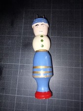 Ancien TRICOTIN en bois - Robe