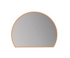 Vitre de poêle France Turbo circulaire coupée Ø 408mm