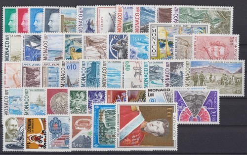 Timbres monaco neufs annee - monaco, **